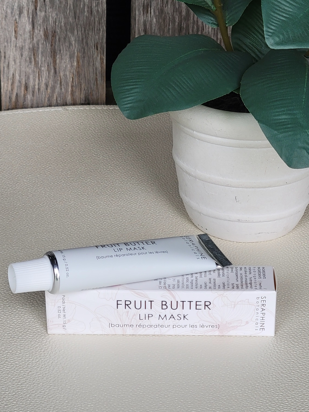 Seraphine Botanicals Fruit Butter Lip Mask - Apricot + Shea Butter Oil